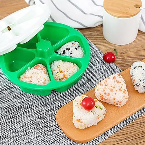 Kitchen Gadgets Onigiri Set for Sushi Rolls Sushi Mold Onigiri Rice Ball  Bento Press Maker Mold