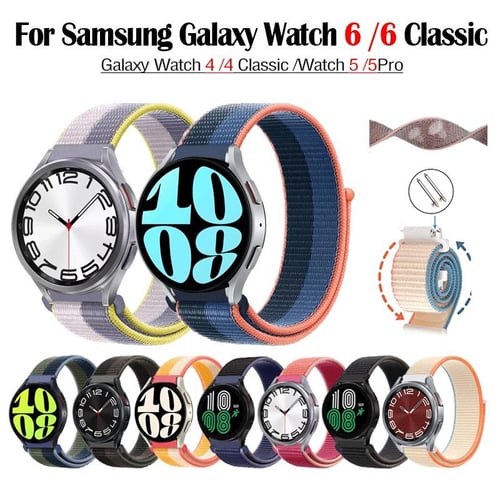 Genuine Leather band for Samsung Galaxy watch 6 5 pro/4/3/Active 2