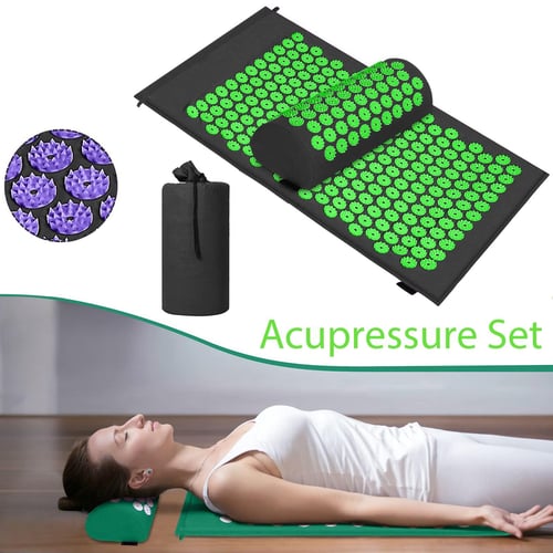 Lixada Acupressure Mat and Pillow Set with Massage Balls and Carry
