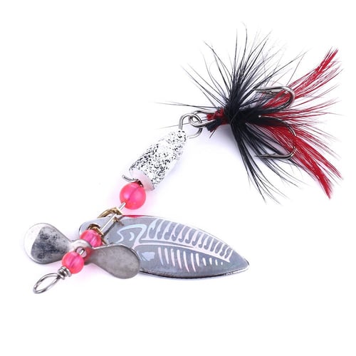 Bass Spinner Baits Fishing Lures, Inline Rooster Tail Spinner Lures Hard  Metal Fishing Spoon Trout Salmon Lures Bait - buy Bass Spinner Baits  Fishing Lures, Inline Rooster Tail Spinner Lures Hard Metal