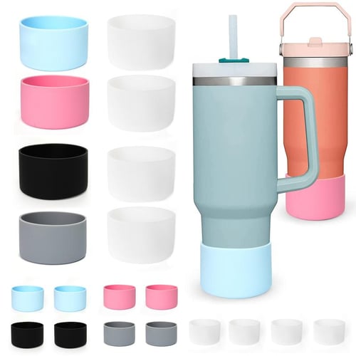 Bottle Silicone Boot Cup Silicone Rhombus Texture Bottle Boot Non-slip for  Flask