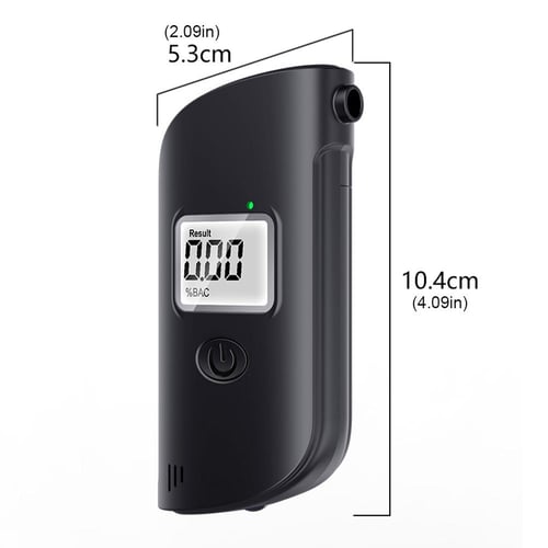 Digital Alcohol Detector LCD Display Portable Drink-Driving Breathalyzer  with Mouthpieces High Accuracy Alcohol Tester LED Light - buy Digital  Alcohol Detector LCD Display Portable Drink-Driving Breathalyzer with  Mouthpieces High Accuracy Alcohol Tester
