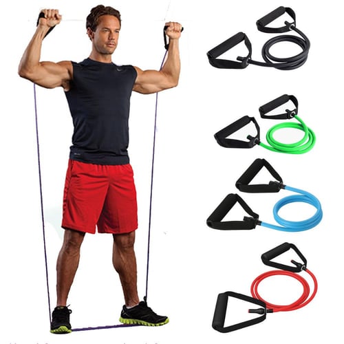 Resistance Band fitness 5Levels Latex Gym Strength Training Rubber