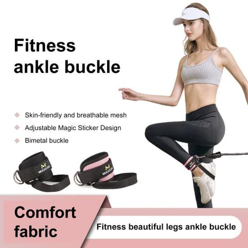 Adjustable Dumbbell Ankle Straps D-rings Weights Leg Extension Training  Tibialis Trainer Home Gym Fitness Equipment