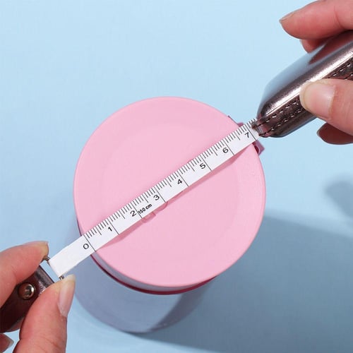 Soft Tape Measure, Retractable Sewing Tape, Mini Dual Sided Measuring Tape  for Body Fabric Sewing Tailor Cloth Knitting, 1.5m(Pink)