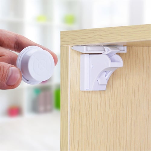Invisible Magnetic Baby Safety Cupboard Lock Catch Child Proof Drawer  Security