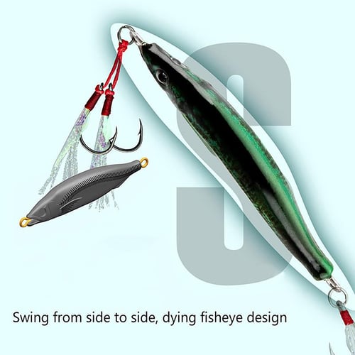 Hard Fishing Lures Gold Metal Casting Fishing Spoons with Treble Hooks and  Feathers Bait Suit for Bass and Trout in Saltwater and Freshwater