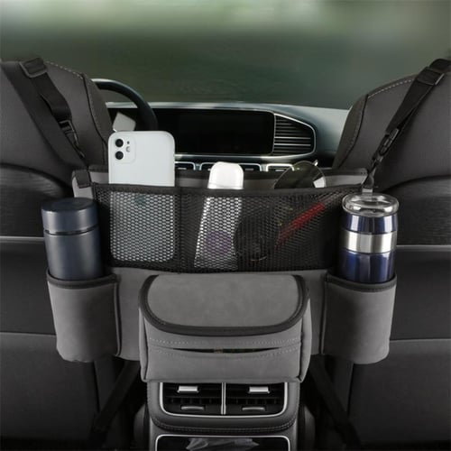 Car Organizer Front Seat: Portable Large Capacity Passenger Car