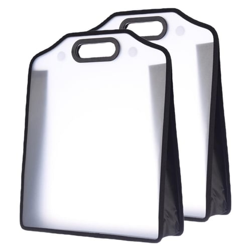 2pcs Large Art Portfolio With Handles File Bag Thickened Large-capacity  Transparent Art Portfolio - buy 2pcs Large Art Portfolio With Handles File  Bag Thickened Large-capacity Transparent Art Portfolio: prices, reviews