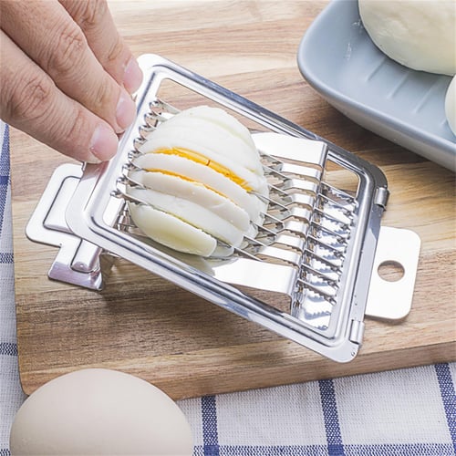 Egg Slicer Heavy Duty Aluminium Alloy Egg Slicer Cutter for Hard