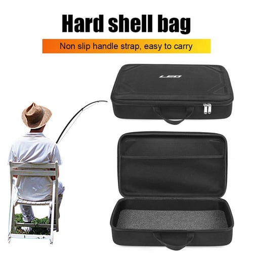 Portable Eva Fishing Gear Bag Carry Bags With Removable Adjustable