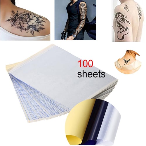 100pcs Tattoo Transfer Pape A4 Size Tattoo Stencil Paper Copy
