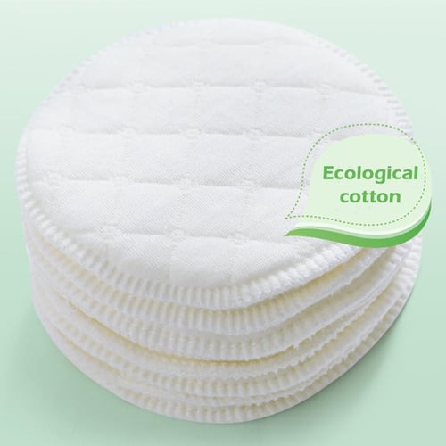 12pcs Organic Washable Breast Soft Pads Reusable Nursing Pads for