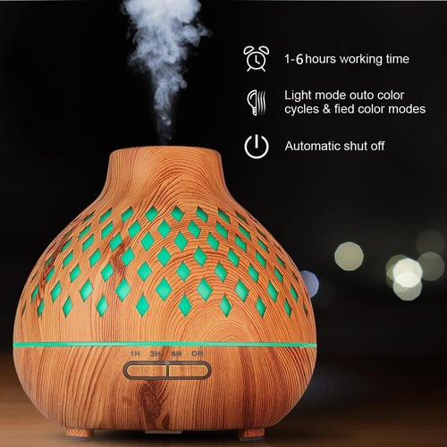400ML Electric Ultrasonic Air Humidifier, Remote Control