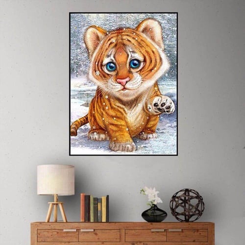 3D Diamond Painting Wild Animals Cross Stitch Full Diamond Mosaic Tiger  Panther Owl Watercolor Home Decor Hobby Rhinestone Art - AliExpress