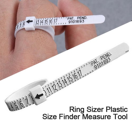 Ring Sizer Measuring Set Reusable Finger Size Gauge Measure Tool