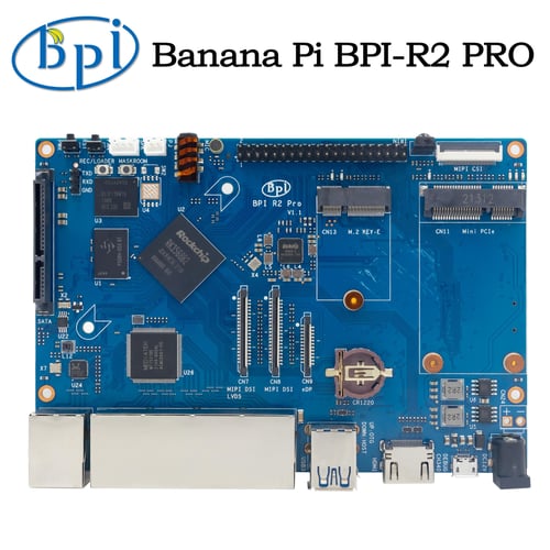 Banana Pi BPI-M7 board has a RK3588 chip, 2 x 2.5 GbE Ethernet ports, and  PCIe NVMe SSD support - Liliputing