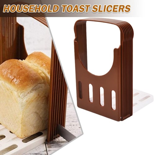 1pc White Adjustable Bread Slicer / Homemade Bread Cutting Guide
