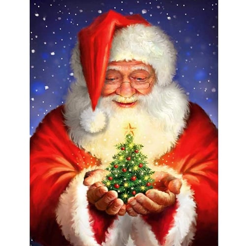 Kids Christmas Diamond Painting Kits for Children Toy Gift Santa Claus Full  Drill Rhinestone Embroidery Mosaic