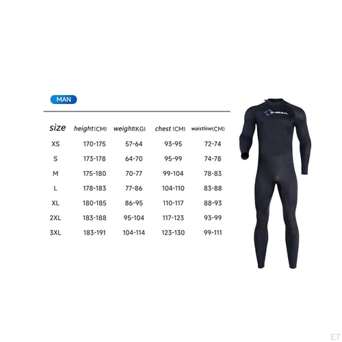 Diving Suit 1.5MM Wetsuit Neoprene Underwater Fishing Surfing Jacket Pants