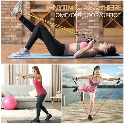250lbs Resistance Bands, Exercise Bands Resistance, Heavy Resistance Bands  for Working Out, Workout Bands with Premium Handles, Door Anchor Ankle