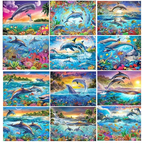 5D DIY Diamond Painting Kit Ocean Art Diamond Embroidery Rhinestones  Decorations for Home - buy 5D DIY Diamond Painting Kit Ocean Art Diamond  Embroidery Rhinestones Decorations for Home: prices, reviews