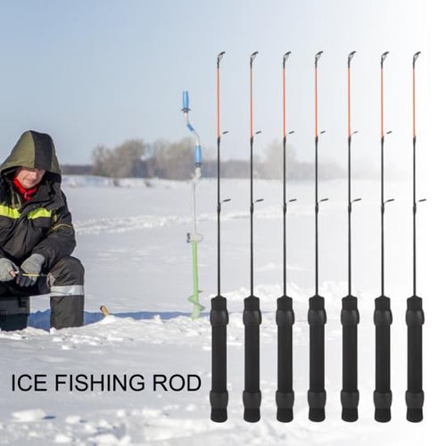 Ice Fishing Rod with Non-Slip Handle Length Adjustable Ultralight