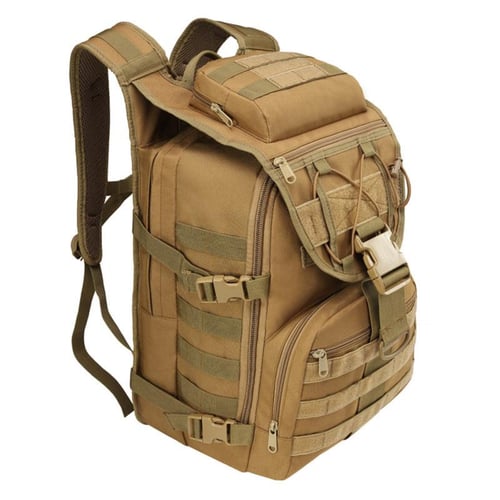 45L Desert Camo Large Capacity Military Tactical Backpack For