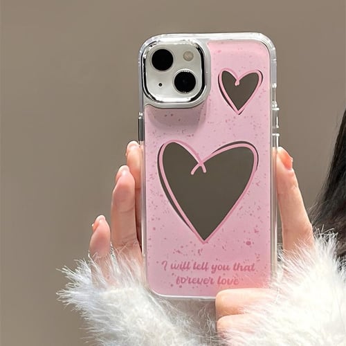 Luxury Cute Transparent Star Love Heart Soft Phone Case For Iphone