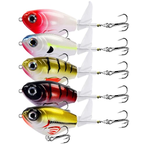 5 PCs Fishing Lure Baits Triple Hooks Swimbaits Topwater Multicolor Lures  Hooks With Floating - buy 5 PCs Fishing Lure Baits Triple Hooks Swimbaits  Topwater Multicolor Lures Hooks With Floating: prices, reviews