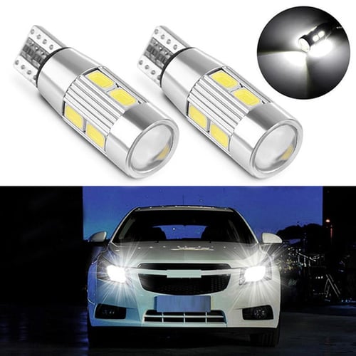 4/2/1PC White T10 194 W5W 5630 LED 10 SMD CANBUS ERROR FREE Car
