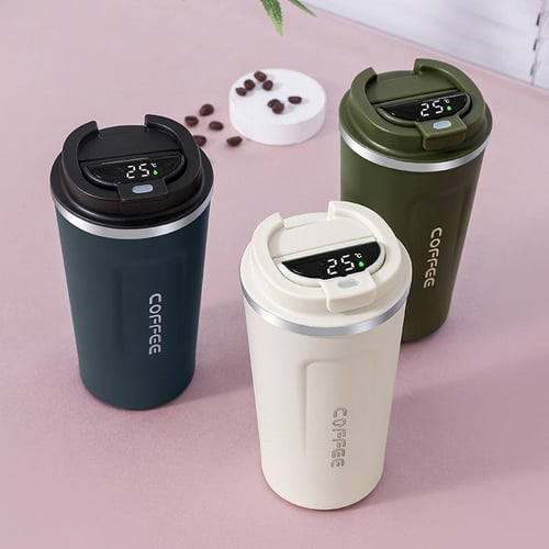 380/510ML Stainless Steel Coffee Mug Leak-Proof Thermos Travel Thermal  Vacuum Flask Insulated Cup Milk Tea Water Bottle