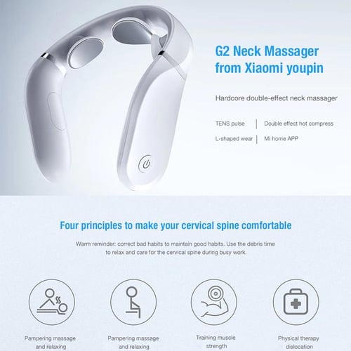 Jeeback G2 Tens Pulse Electric Neck Massager White: full specifications,  photo