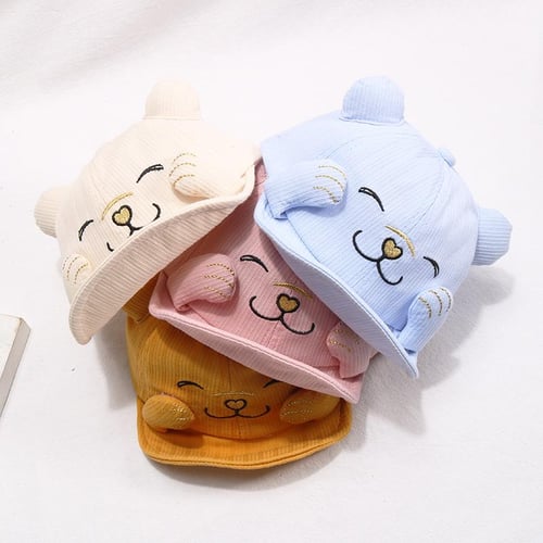 Infant Baby Boys Girls Soft Peaked Cap Spring Summer Sun Hat Cute Cartoon  Cap