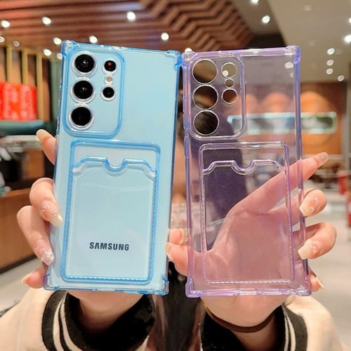 Original Clear Case for Samsung Galaxy S24 S23 Ultra S22 S21 S20