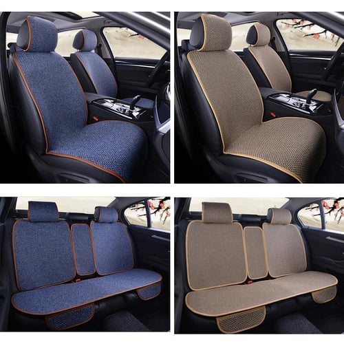 Big Size Flax Car Seat Cover Front Rear Back Full Choose Car Seat Cushion  Linen Seat Pad Protector Auto Accessories - buy Big Size Flax Car Seat Cover  Front Rear Back Full