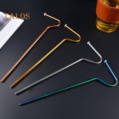Anti Wrinkle Straw 2pcs Reusable Glass Straw For Cup Anti Wrinkle Drinking