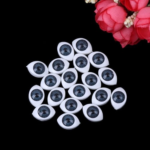 16 20 24mm 10pcs Shinning Plastic Doll Eyes Craft Eyes DIY For Plush Bear  Stuffed Toys Animal Puppet Dolls 