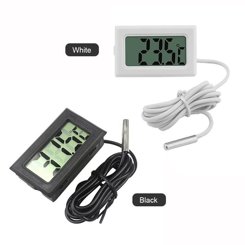 Lcd Digital Fish Tank Aquarium Suction Submersible Thermometer Temp Meter