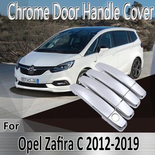 Door Handle Cover Fit For Vauxhall Corsa Meriva Zafira Opel Zafira B Chrome  Trim