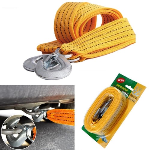 5M Tow Strap With Hooks High Strength Nylon For Heavy Duty Car Emergency Car  Accessories 8 Tons Car Towing Rope Tow Cable - buy 5M Tow Strap With Hooks  High Strength Nylon