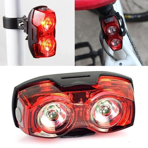 2x USB Rechargeable LED Bike Tail Light Bicycle Safety Cycling