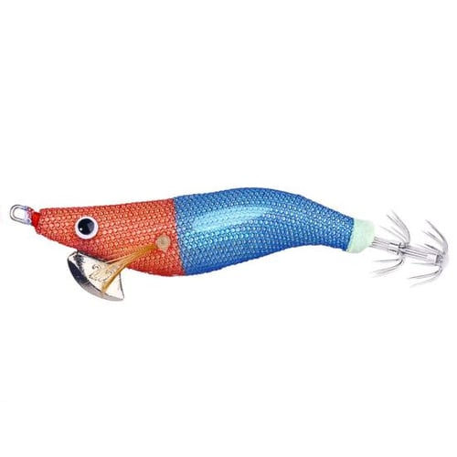 Luminous Squid Jig Bait Simulation 3D Fisheye Sharp Squid Hook
