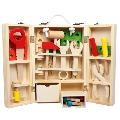 Wooden Toy Tool Box + Reviews