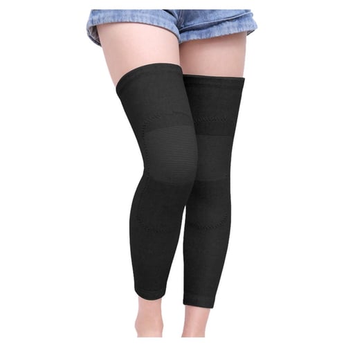 Leg Support Brace With Strap Thigh High Compression Sleeve Socks