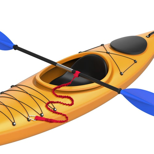 Kayak Fishing Accessories 1.2M Canoe Kayak Paddle Leash Clip Safety Fishing  Rod Tether Holder Lanyard for Kayaks Canoes Boats