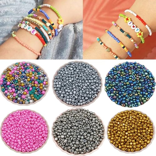 4mm Round Glass Beads Small Charms Loose Spacer Beads For