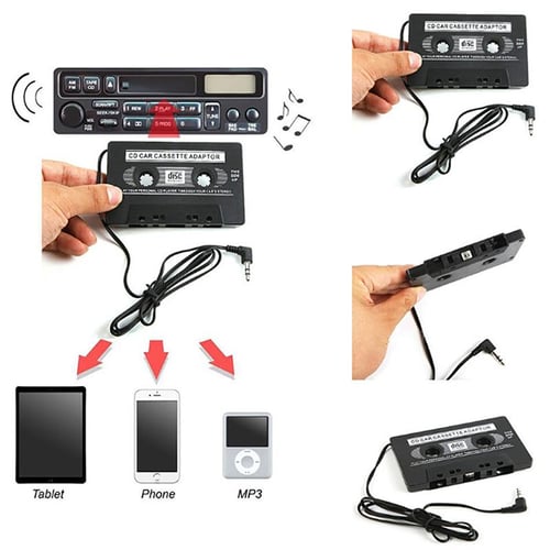 Aux Adapter Car Tape Audio Cassette Mp3 Player Converter 3.5Mm