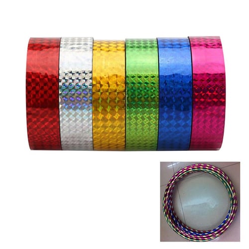 Rhythmic Gymnastics Decoration Holographic Glitter Tape Ring Stick