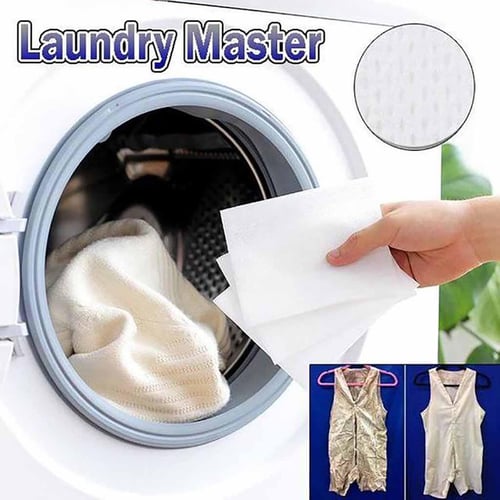 50 Color Catcher Laundry Sheets Maintains Clothes Color Allows